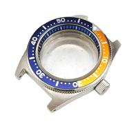 ROUHO 40mm Vintage Uhrengehäuse, Passend für NH35 NH36 Automatikwerk 28,5mm Zifferblatt, Edelstahl Retro Taucher Uhren Modifizierung Kit für Seiko Prospex 62MAS Re-Creation-# 14