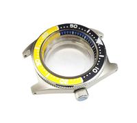 ROUHO 40mm Vintage Uhrengehäuse, Passend für NH35 NH36 Automatikwerk 28,5mm Zifferblatt, Edelstahl Retro Taucher Uhren Modifizierung Kit für Seiko Prospex 62MAS Re-Creation-# 6