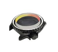 ROUHO 42mm Edelstahl Taucher Uhrengehäuse Passend für NH35 NH36 Werk 28,5 Zifferblatt Gradient Kapitelring Stealth Mod für Seiko SKX007-C