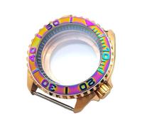 ROUHO 42mm Roségold Taucher Uhrengehäuse, 3.8 Krone für NH35 NH36 Werk, Ersatz Glasboden Uhrengehäuse für Seiko SKX007 / SKX009-F 14