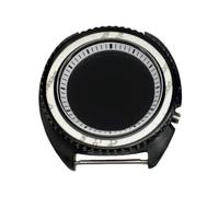 ROUHO 45mm Edelstahl Retro Taucher Uhrengehäuse Kit, für NH35 NH36 Werk, Verschraubte Krone Gehäuse Uhrengehäuse für Seiko Prospex SKX007-C 5