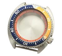 ROUHO 45mm Kissenform Automatik Taucher Uhrengehäuse, Passend für NH35 NH36 Werk, Saphirglas Retro Ersatz Uhren Modifizierung Kit für Seiko Prospex Turtle-A 4