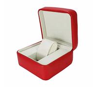 ROUHO Clamshell Schmuck Uhren Storage Case Rot Hölzern Uhrenbox Luxury Gift Velvet Uhrenbox für Omega