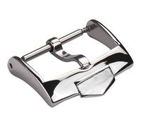 ROUHO Edelstahl Polierte Uhr Dornschließe Ersatz Verstellbarer Uhr Verschluss für Tag Heuer-16mm