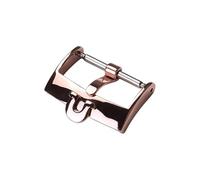 ROUHO Edelstahl Uhr Dornschließe Ersatz - Klassischer & Haltbarer Uhrenarmband Verschluss für Omega-Roségold 20mm