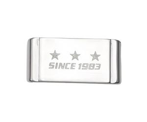 ROUHO Edelstahl Uhrarmband Loop - Ersatz Metall Uhr Armband Halterung für Casio G-Shock-Silber 18mm