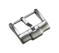 ROUHO Edelstahl Uhrarmband Nadelverschluss Stegverbindung - Silikon Leder Uhrarmbandschnalle für Audemars Piguet-Silber 1.5mm 18 x 1.5mm