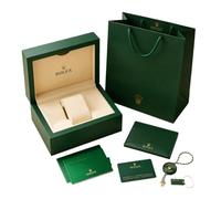 ROUHO Einzeluhrenhalter Grün Hölzerne Uhrenbox Creme Weicher Innenraum Displaykissen Aufbewahrungsetui für Rolex Yacht-Master