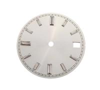 ROUHO Elegantes Baguette-Uhrengesicht, eine 28,5mm Sonnenschliff-Zifferblattplatte Uhrmacherkunst für Seiko NH35 NH36 Movement-G7