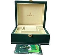 ROUHO Grüne Uhrenbox für Mechanische Uhren Einzel Slot Aufbewahrung Display Gehäuse für Rolex Oyster Perpetual