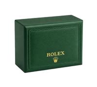 ROUHO Hölzerne Uhrenbox Grün Uhrenorganizer Einzel Armbanduhrenhalter Cremefarbener Innenraum Displaykissen für Rolex Submariner