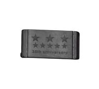 ROUHO Metall Uhrarmband Keeper Loop - Uhrarmband Halterungsring & Halter Zubehör für Casio G-Shock GA-400/700/710-Schwarz 18mm