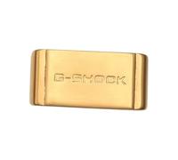 ROUHO Metall Uhrarmband Keeper Loop - Verstellbarer Uhrarmband Befestigungs Halter für Casio G-Shock GA100 GG-1000 GX-56 GW-9400-Gold 18mm