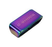 ROUHO Metall Uhrarmband Keeper Loop - Verstellbarer Uhrarmband Befestigungs Halter für Casio G-Shock GA100 GG-1000 GX-56 GW-9400-Bunt 20mm