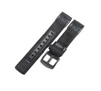 ROUHO Premium Gewebtes Nylon Uhrenarmband Bequemes & Atmungsaktives Ersatz Uhr Band für Jeep Wrangler JP152 JPW646 JPW638-Schwarz + Schwarz Schnalle 22mm