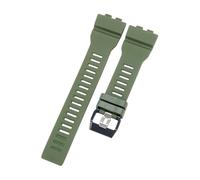 ROUHO Premium SILIKON Gummi UHRENARMBAND - Wasserfest Flexibel & Haltbar Ersatz Uhr Band für Casio GBA-800 GBD-800 GMA-B80-Grün