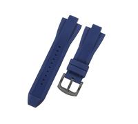 ROUHO Silikon Armband 29mm 13mm Uhrenarmband Edelstahl Schnalle Wasserdicht Gummi Armreif für Michael Kors MK8184 8729 9020