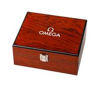 ROUHO Uhren Displaybox Braun Hölzerne Uhrenetui Einzel Armbanduhrenhalter Braun Weicher Innenraum Kissen für Omega Constellation