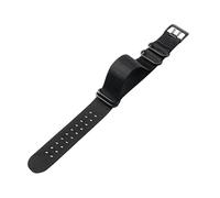 ROUHO Ultra-Haltbares Nylon Uhrenarmband Schnelltrocknendes Verstellbares Ersatz Sport Uhr Band für Luminox 3581 8821 8831 3051-Schwarz + Schwarz Schließe 22mm