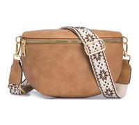 Roulens Kleine Damen Umhängetaschen,Elegant Bauchtasche Damen,Umhängetasche aus Veganes Leder,Crossbody Bag Damen,RFID Blockierung Kartenschlitz Brusttasche mit Verstellbar Abnehmbar Breiter Gurt