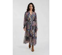 ROUND NECK TIERED DRESS WITH RUFFLE 42