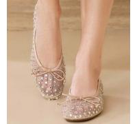 ROUND ZÖE MESH FLAT Strass BALLET FLATS