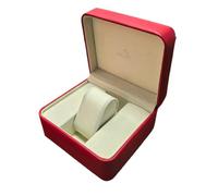 ROUREOX 1 Fach Uhrenbox Langlebig, Massivholz Etui, Einzelne Aufbewahrung, Robuster Halter für Heim for Omega De Ville Collection