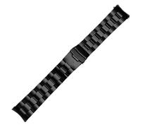 ROUREOX 22MM 316L Edelstahl Uhrband, Metall Ersatzarmband, Erweiterbares Uhrzubehör für Casio Edifice EF-524/527/534/539/544/550-Schwarz EF-527 22MM