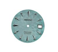 ROUREOX 29mm Zifferblatt Radiale Wellen Textur Kristall Indizes NH35 NH36 Automatikwerk Modding Teile Zubehör Set für Seiko Presage Cocktail Time - 15 29MM