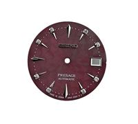ROUREOX 29mm Zifferblatt Radiale Wellen Textur Kristall Indizes NH35 NH36 Automatikwerk Modding Teile Zubehör Set für Seiko Presage Cocktail Time - 12 29MM