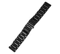 ROUREOX 316L Edelstahl Ersatz Armbandband, Metall Armband Gerades Ende für Casio Edifice EFR-303L/EQB-501/EFS-S500/EFS-530-Mattschwarz 24MM