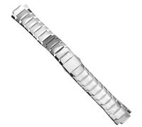 ROUREOX 316L Edelstahl Ersatz Uhrarmband, Festmetall Faltschnalle, Uhrarmband für RADO LD6021-Silber 13.5 * 6.5MM
