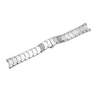 ROUREOX 316L Edelstahl Notch Ersatz Uhrarmband for RADO LD6020 | Ausdehnbares Schmetterlingsverschluss Uhrzubehör Casual Sport