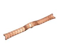 ROUREOX 316L Edelstahl Notch Ersatz Uhrarmband for RADO LD6020 | Ausdehnbares Schmetterlingsverschluss Uhrzubehör Casual Sport