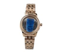 ROUREOX 33mm Damen Uhrengehäuse Set 316L Edelstahl Bubble Saphirglas Glasboden NH35 NH36 NH38 for Seiko Presage Ladies Cocktail Time-B2 33MM