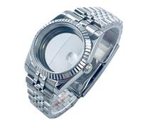 ROUREOX 36mm 40mm Geriffelte Lünette Uhrengehäuse Set Saphirglas 5-Glieder Armband ETA 2824 PT5000 Uhrwerk Mod Teile für Rolex Datejust-A 40MM