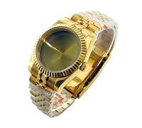 ROUREOX 36mm 40mm Gold Stahl Gehäuse Armband Set Saphirglas Geriffelte Lünette ETA 2824 PT5000 Uhrenteile für Rolex Datejust-D 36MM