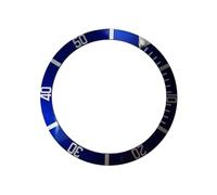 ROUREOX 37,5mm Ersatz Aluminium Lünetteneinsatz, Alu Uhrenring Uhrenreparatur Zubehör für Rolex Submariner Date 16610LV-Blau