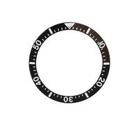ROUREOX 38mm Premium Keramik Einlage DIY Lünettenring - Glänzendes Finish Leuchtpunkt für Seiko SKX007 Series-A2