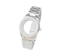 ROUREOX 39.5mm Dresswatch Gehäuse Armband Set Saphirglas Geprägter Massivboden NH35 Automatikwerk Modding Teile für Grand Seiko-1-Kein Logo 39.5MM