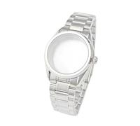 ROUREOX 39.5mm Dresswatch Gehäuse Armband Set Saphirglas Geprägter Massivboden NH35 Automatikwerk Modding Teile für Grand Seiko-2-Kein Logo 39.5MM