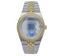 ROUREOX 39,5mm Integriertes Uhrengehäuse und Armband Set, passend für NH35 NH36 Uhrwerk, Saphirglas Mod Teile für Rolex Datejust/Royal Oak/Tissot PRX - 4