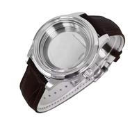 ROUREOX 39mm Uhrengehäuse Set Schraublünette Mineralglas Echtleder Armband Schmetterlingsschließe NH35 NH36 Werk für Grand Seiko/Seiko Presage-3 39MM