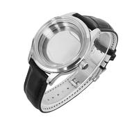 ROUREOX 39mm Uhrengehäuse Set Schraublünette Mineralglas Echtleder Armband Schmetterlingsschließe NH35 NH36 Werk für Grand Seiko/Seiko Presage-2 39MM