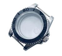 ROUREOX 40 mm Profi Mod Gehäuse Kratzfestes Saphirglas Sandgestrahlte Keramik Lünette Kompatibel mit ETA2824 PT5000 Werk für Rolex Submariner/GMT-Master II/Yacht-Master - A1