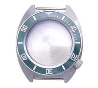 ROUREOX 40MM Saphir-Edelstahl Uhrengehäuse, NH35/NH36/4R Bewegung Passend, 28,5MM Zifferblatt Geeignet, Uhren Modifikation Zubehör für Seiko PROSPEX Turtle Diver's-4