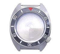 ROUREOX 40MM Saphir-Edelstahl Uhrengehäuse, NH35/NH36/4R Bewegung Passend, 28,5MM Zifferblatt Geeignet, Uhren Modifikation Zubehör für Seiko PROSPEX Turtle Diver's-10