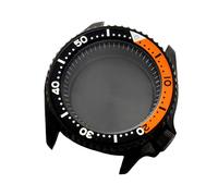 ROUREOX 42 mm Schwarz PVD Taucher Gehäuse 4 Uhr Krone 316L Edelstahl Kompatibel mit NH36A Automatikwerk für Seiko SKX/007/5 Sports - 1