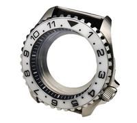 ROUREOX 42MM Saphir-Edelstahl Uhrengehäuse, NH35/NH36 Bewegung Passend, 28,5MM Zifferblatt Geeignet, Uhren Modifikation Zubehör, Transparenter Gehäuseboden für Seiko SKX007-10