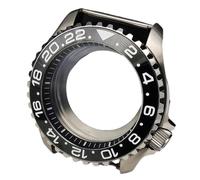ROUREOX 42MM Saphir-Edelstahl Uhrengehäuse, NH35/NH36 Bewegung Passend, 28,5MM Zifferblatt Geeignet, Uhren Modifikation Zubehör, Transparenter Gehäuseboden für Seiko SKX007-6